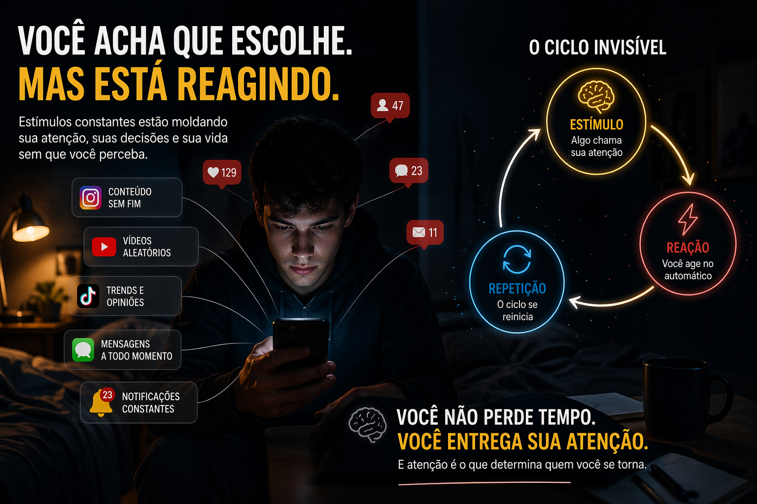 O ciclo invisível da atenção